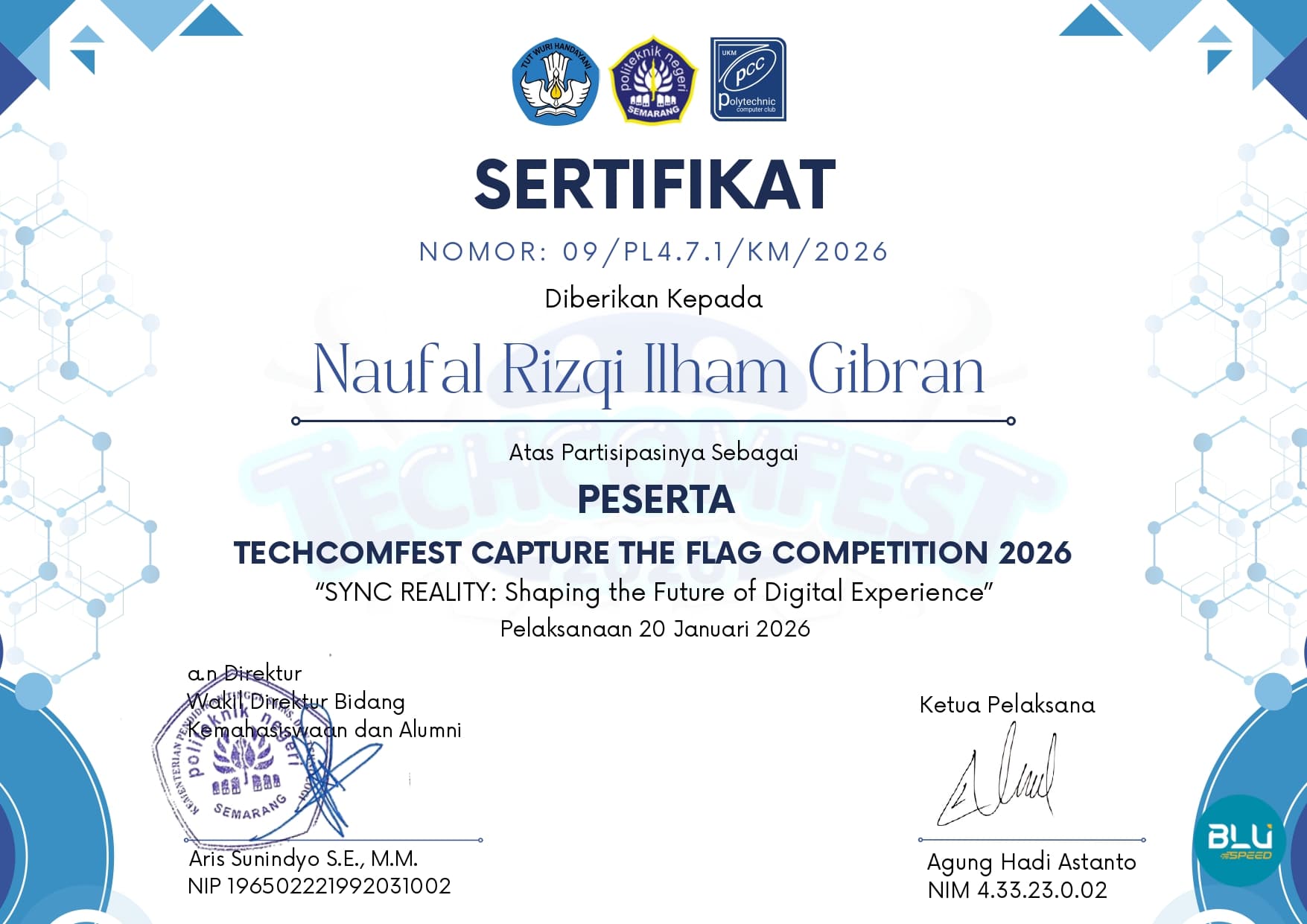Techcomfest CTF Competition 2026